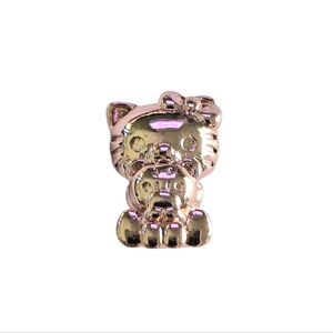 LINX DISCONTINUED Rose Gold Hello Kitty And Bear Bracelet Charm